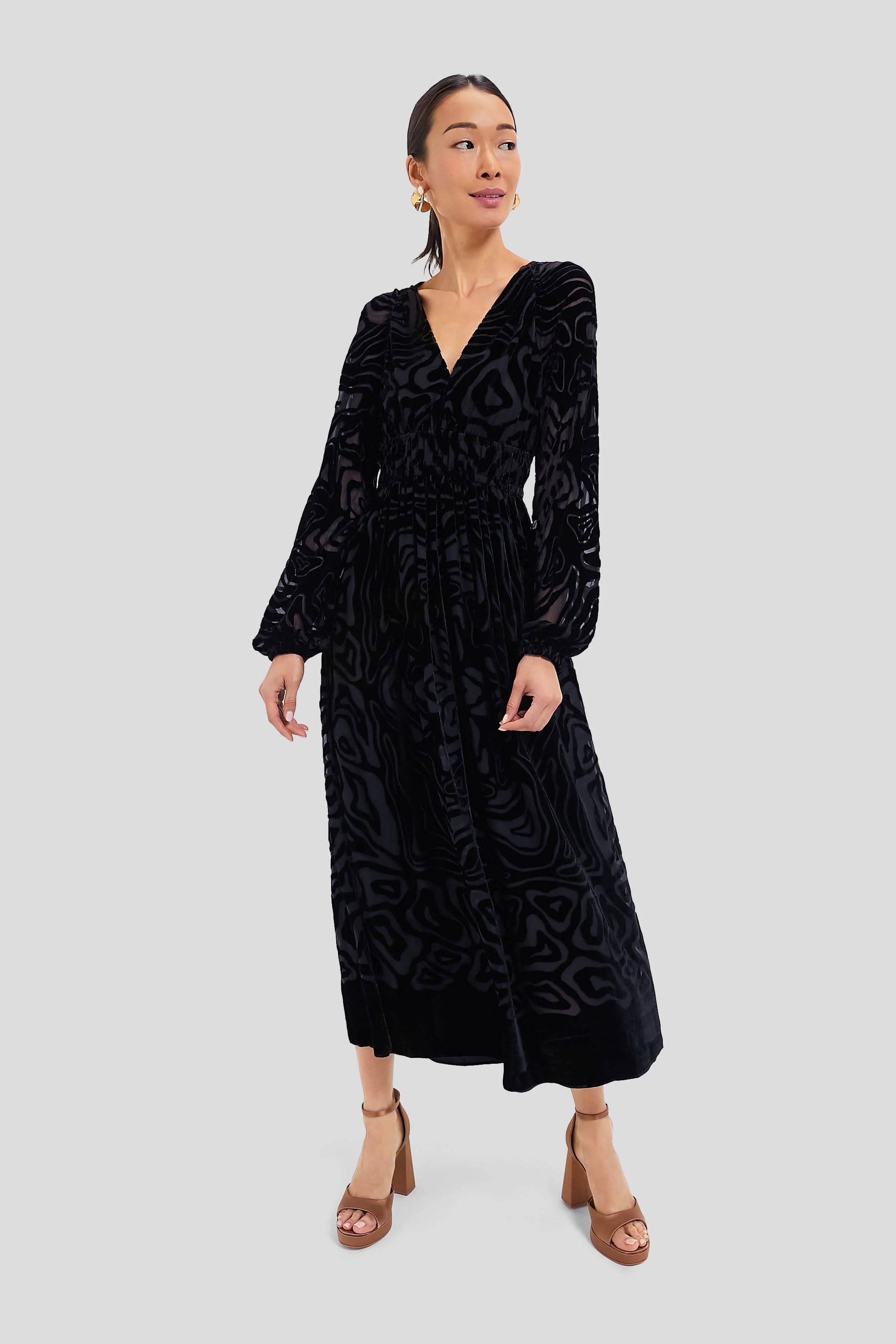 Noir Elora Dress | Tuckernuck (US)