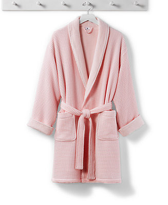 Cotton Waffle Textured Bath Robe | Macy's