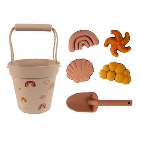 Children Beach Toy Silicone Sand Digging Set Outdoor Portable Summer Beach Game Toy White | Walmart (US)