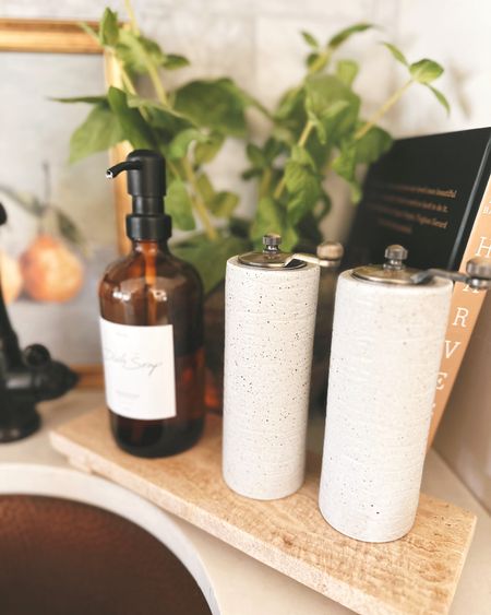 The price on these stone salt & pepper grinders are amazing!! 🧂 Sold out on McGee & Co. but linked on Amazon, Home Depot, Wayfair! #salt #pepper #grinder

#LTKhome