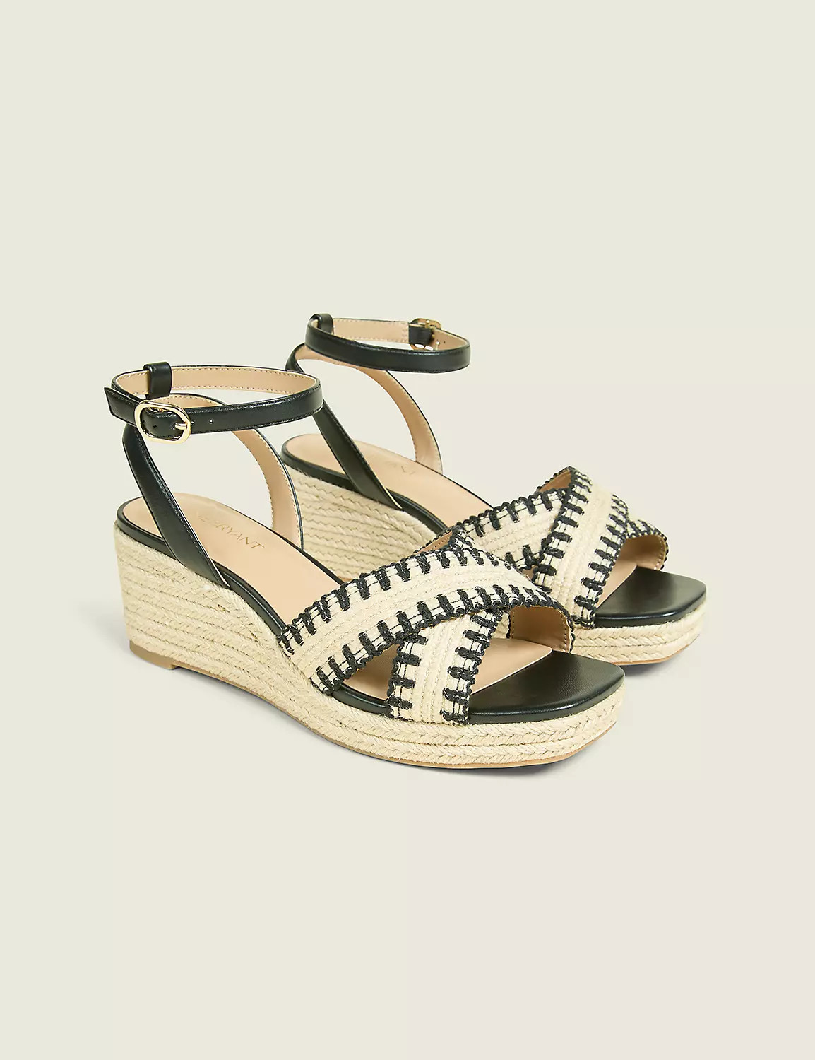 Dream Cloud Ankle Strap Espadrille Wedge | Lane Bryant (US)