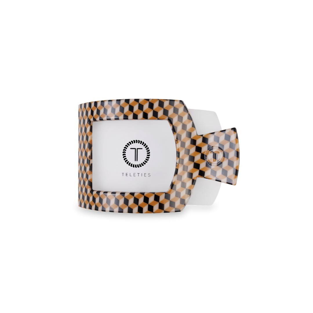 TELETIES - Small Flat Square Hair Clip - Fall Collection - Hair Claw Clips for Women - Strong Gri... | Amazon (US)