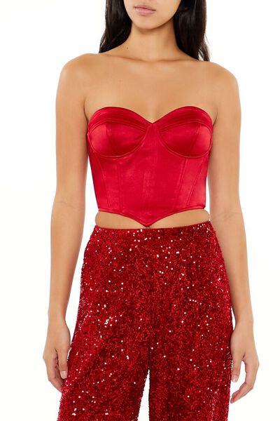 Satin Sweetheart Tube Top | Forever 21