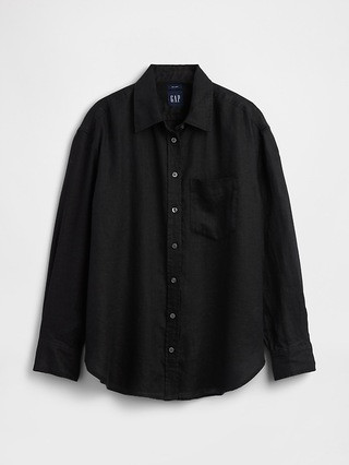 100% Linen Oversized Shirt | Gap (US)