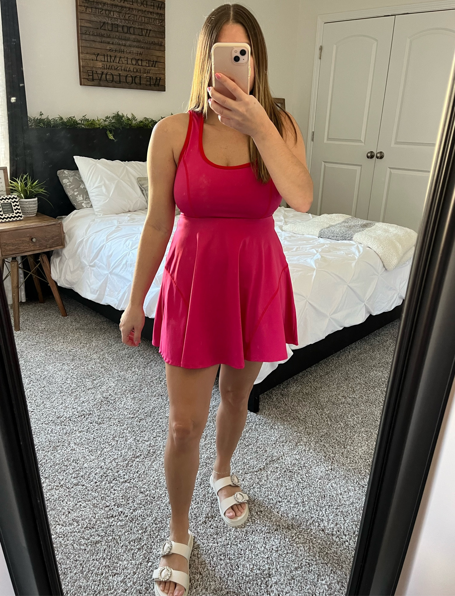 Pink tennis dress! On sale! Under $25! 

#LTKfindsunder50 #LTKfitness #LTKsalealert