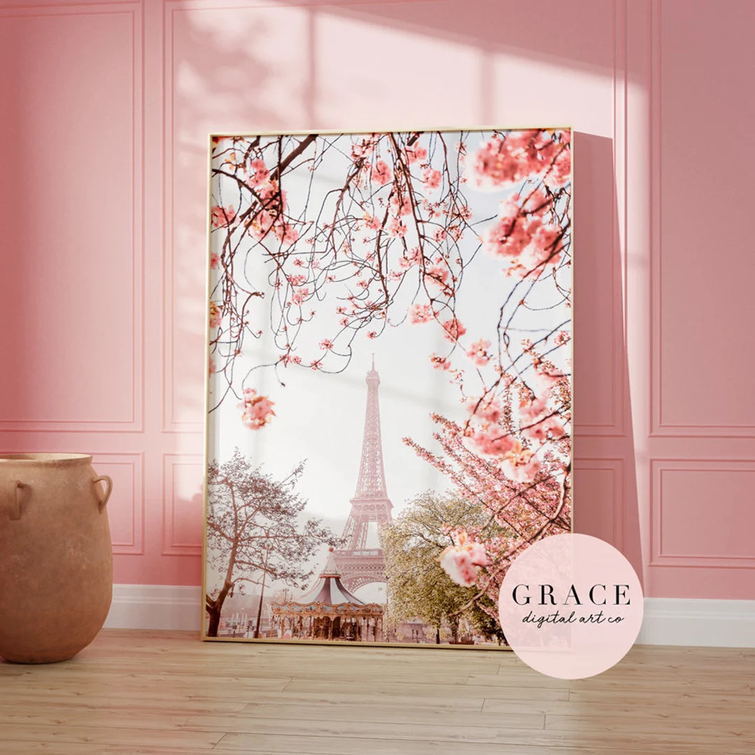 Paris Wall Print  Paris Photography Print  Eiffel Tower - Etsy | Etsy (US)