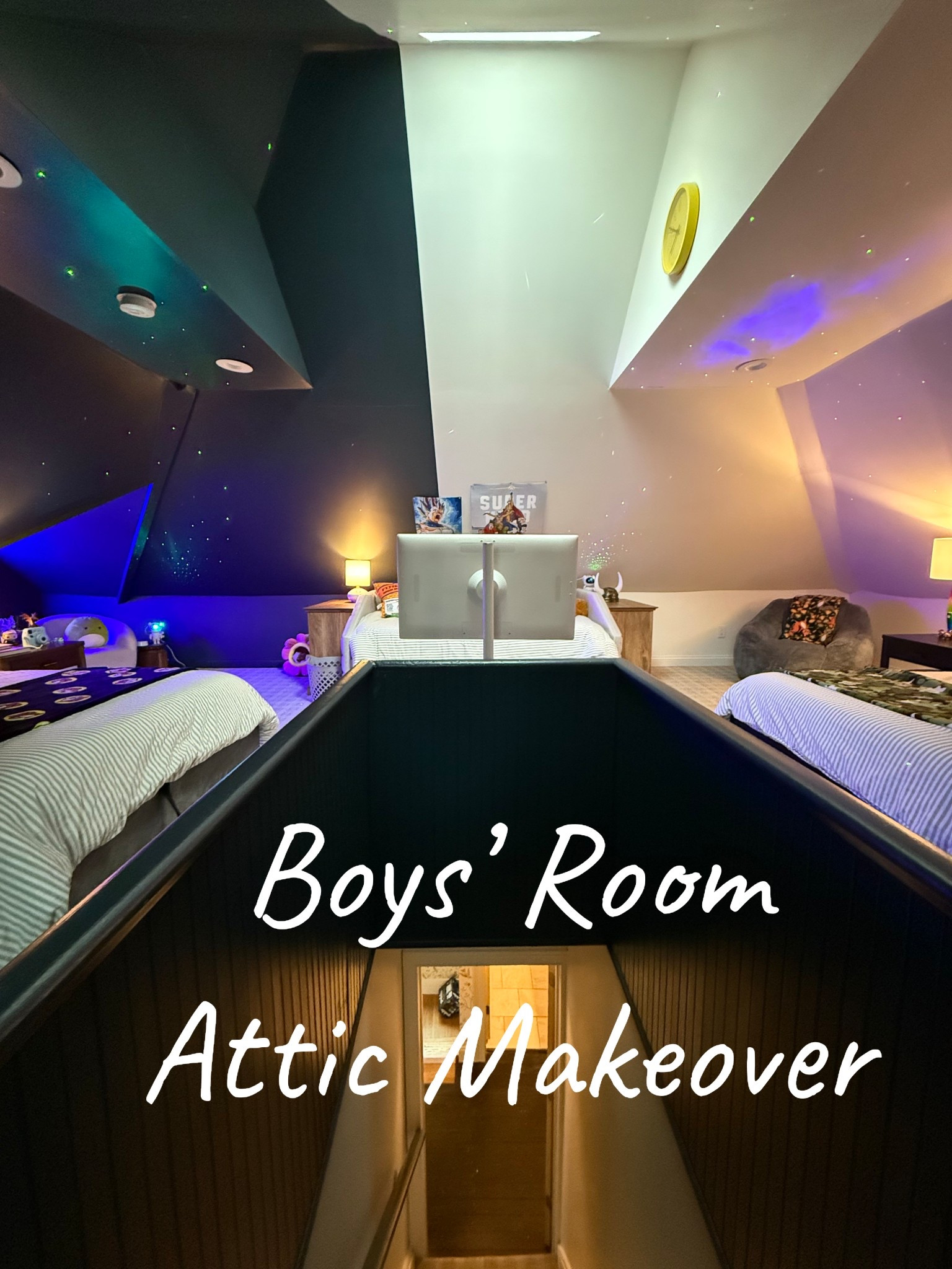 We turned our attic space into a bedroom and hangout space for our three oldest boys. It’s filled with hidden storage, cozy chairs, extra outlets and everything they need to have a great time.

#LTKHome #LTKmomlife #LTKKids