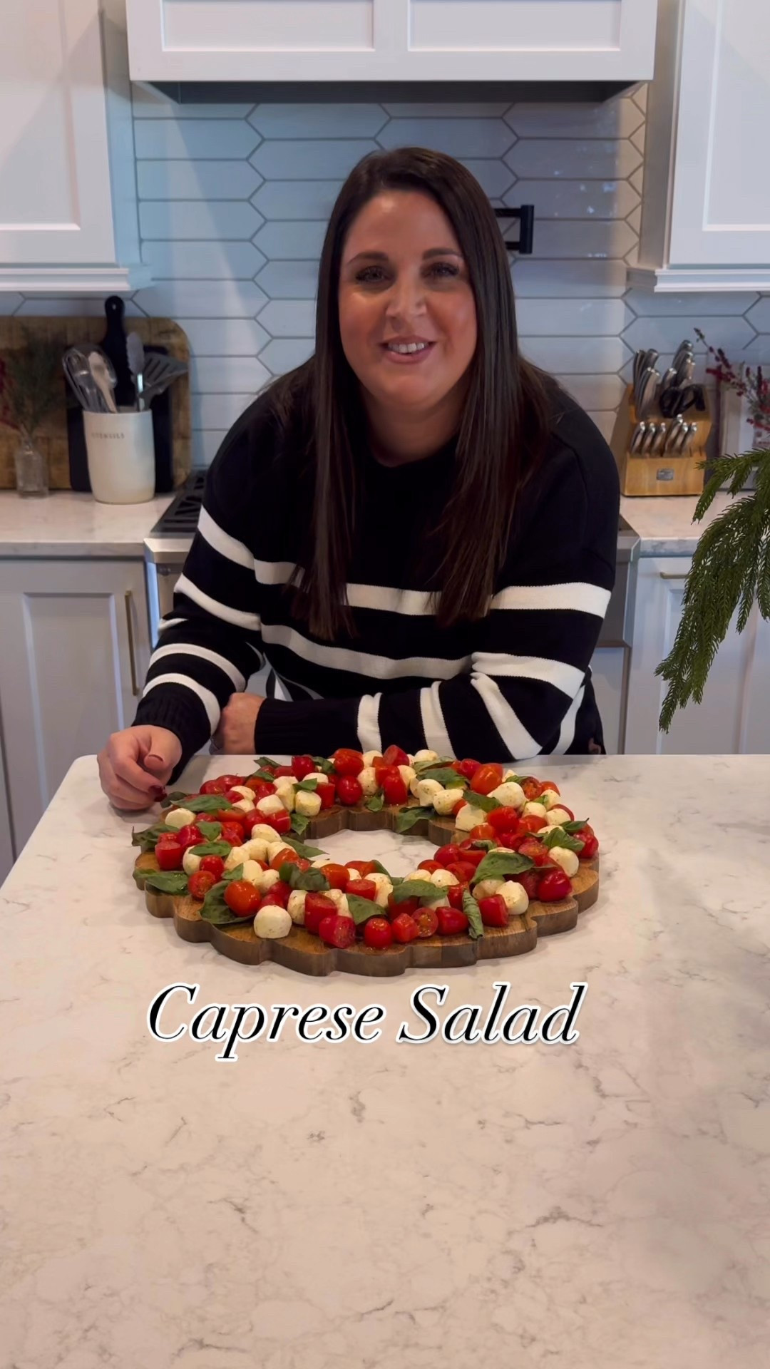 caprese salad wreath ✨

before we jump into the recipe—don’t forget to save this reel and follow @register_boulevard for more holiday hosting inspo!

this wreath board is such a moment 🎄 easy, affordable, and guaranteed to impress your guests.

what you’ll need:
🍅 cherry tomatoes (3 bags)
🍅 bocconcini (12–14 oz)
🍅 olive oil (3 tbsp)
🍅 salt + pepper (1 tsp each)
🍅 fresh basil (2 oz)

toss everything together (except the basil), spoon it onto your wreath board, then tuck in basil leaves for that natural, effortless wreath look 🌿

#LTKSeasonal #LTKHome #LTKFindsUnder50