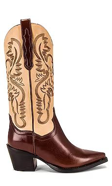 Jeffrey Campbell Dagget Cowboy Boot in Brown Multi from Revolve.com | Revolve Clothing (Global)