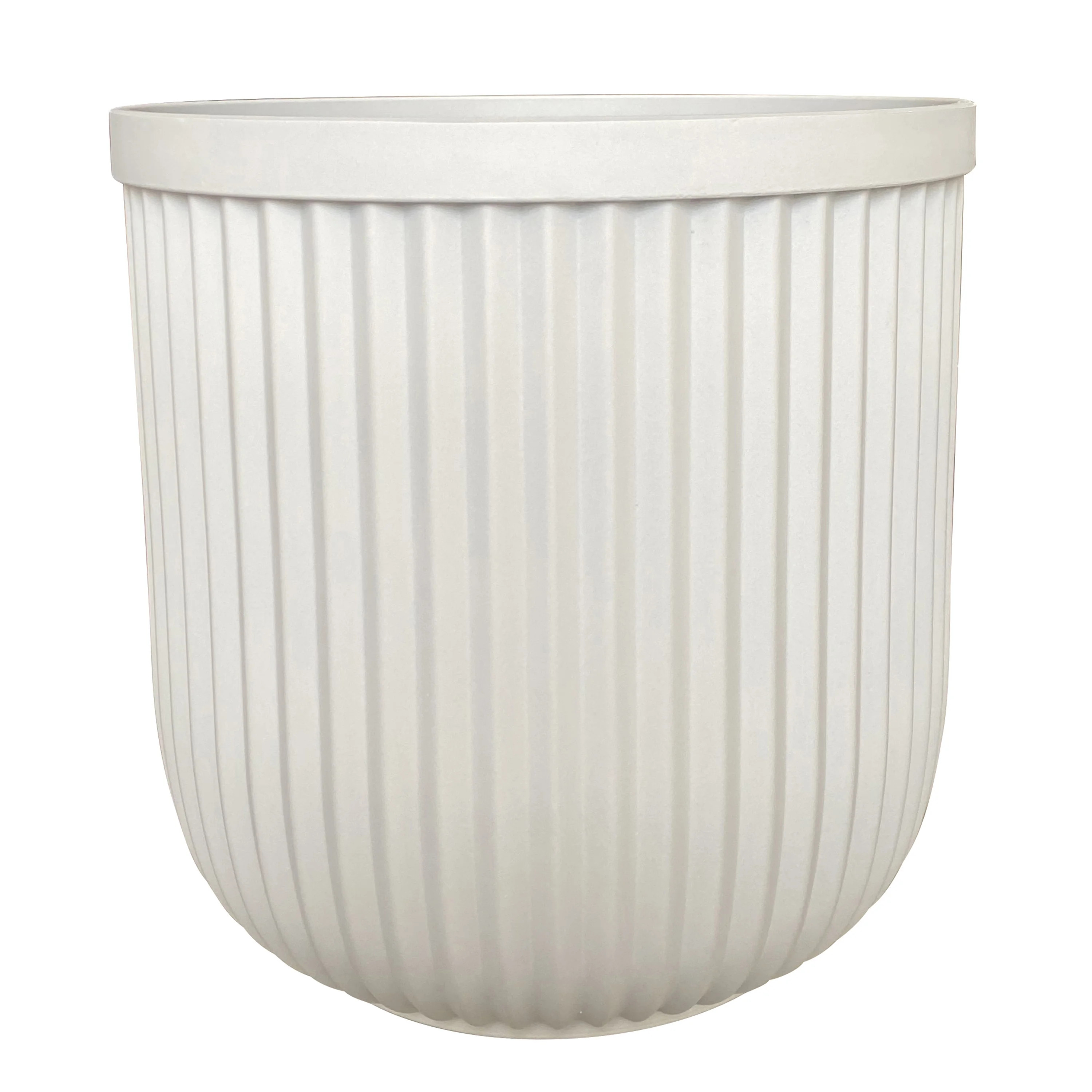 Better Homes & Gardens 12" x 12" x 12" Ellan White Resin Planter - Walmart.com | Walmart (US)