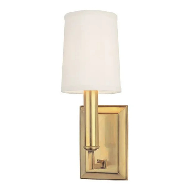 Hudson Valley Lighting 811 Clinton 1 Light 12" Tall Wall Sconce - Brass | Walmart (US)