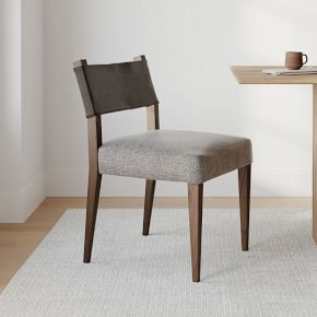 Leather-Backed Dining Chair (Set of 2) | West Elm (US)