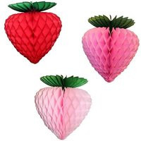 Honeycomb Strawberry Party Decoration | Berry Sweet Decor | Etsy (US)