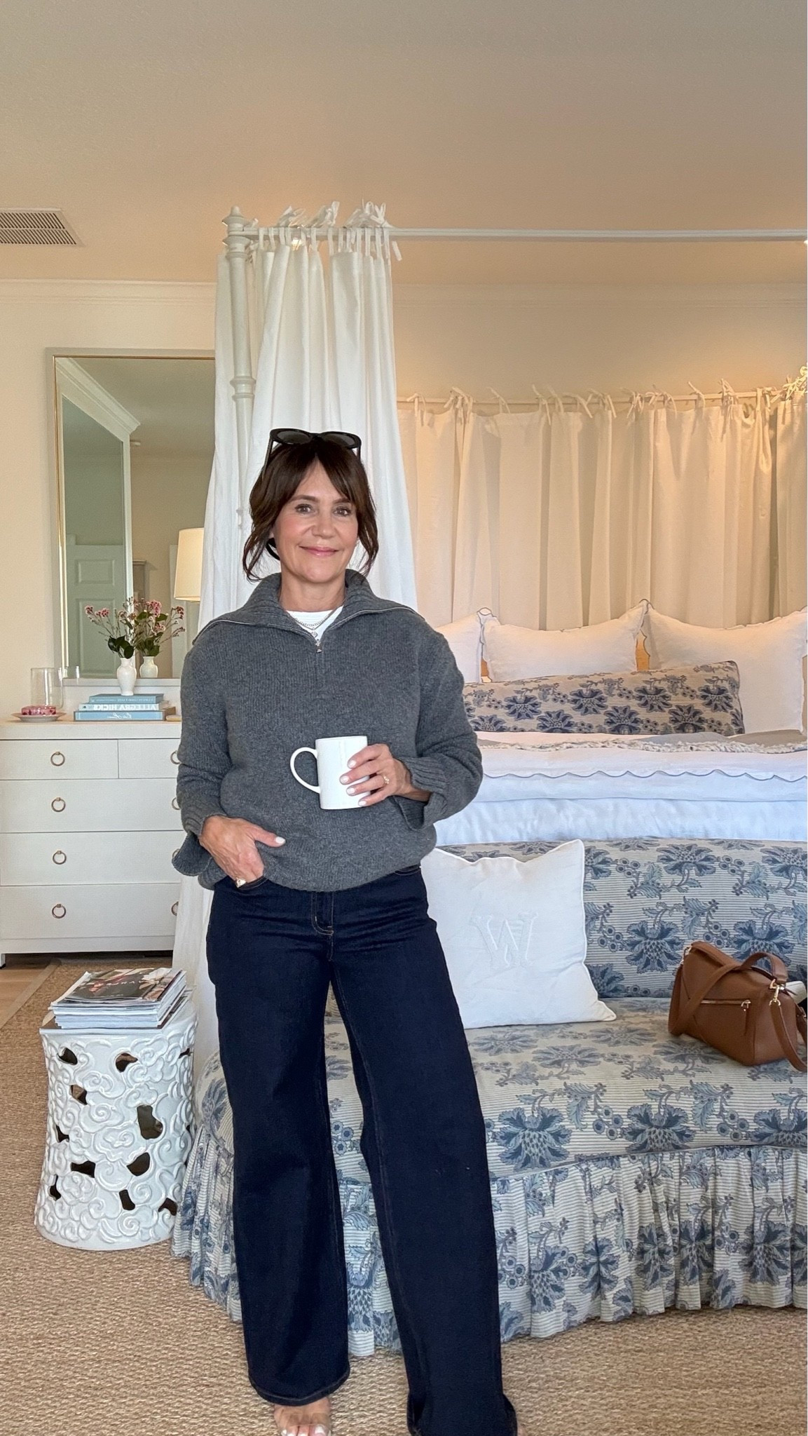 I’m kind of a jean snob … but these $50 jeans seriously look like a designer pair that I also own! I highly recommend these!!

#quincepartner @Quince