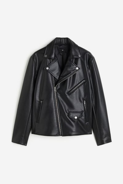 Regular Fit Biker jacket | H&M (UK, MY, IN, SG, PH, TW, HK)