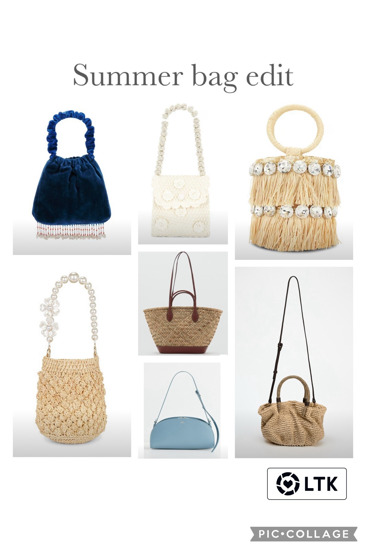 My summer bag edit 
Some in sale ❤️