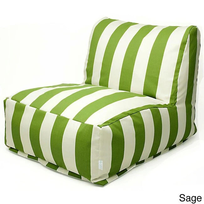 Indoor/Outdoor Vertical Stripe Bean Bag Chair Lounger | Bed Bath & Beyond