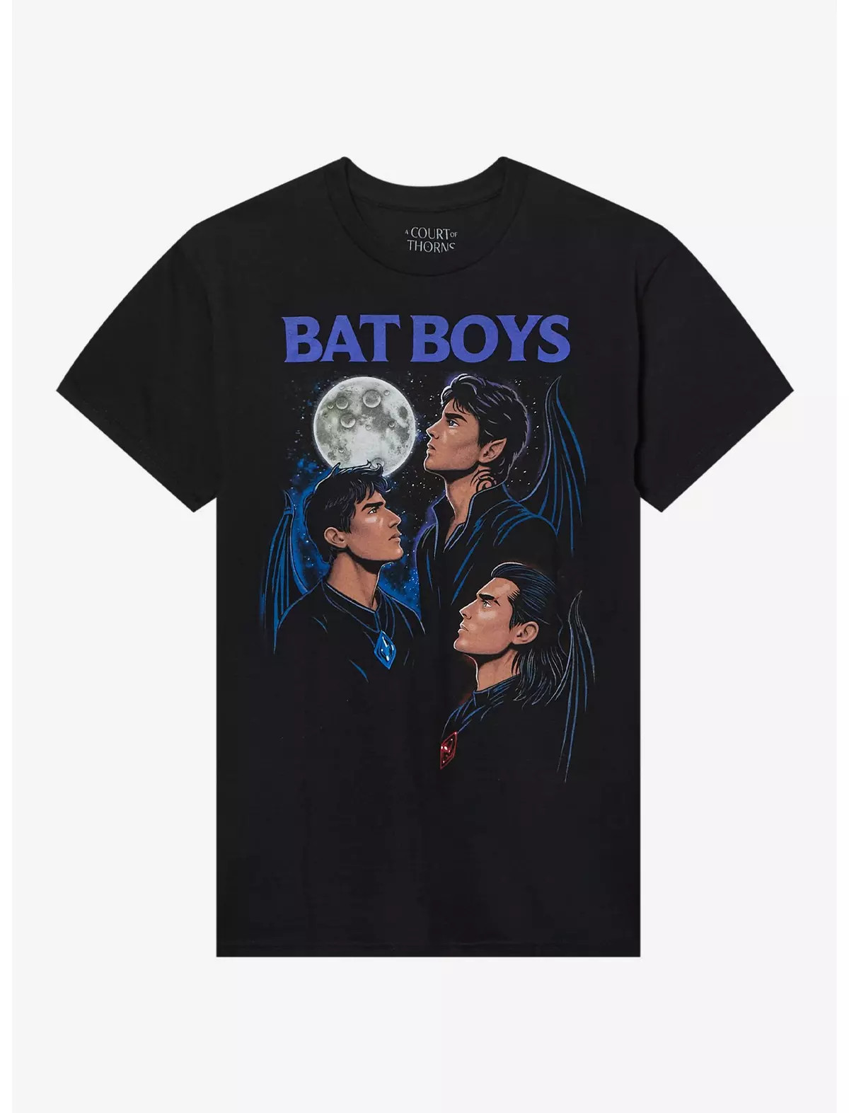 A Court Of Thorns And Roses Bat Boys Artwork T-Shirt | Hot Topic | Hot Topic
