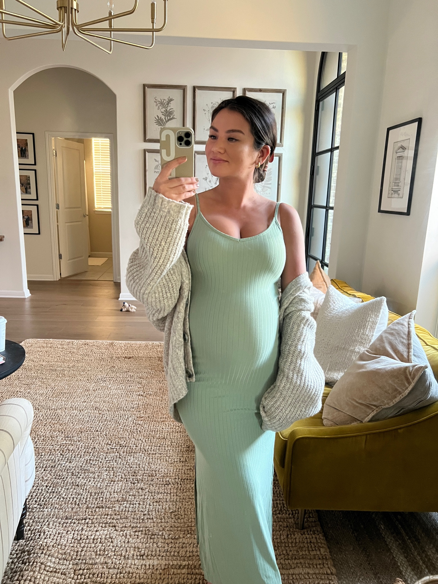 Green spring dress 💚 under $60 + perfect for a bump

#LTKFind #LTKbump #LTKstyletip