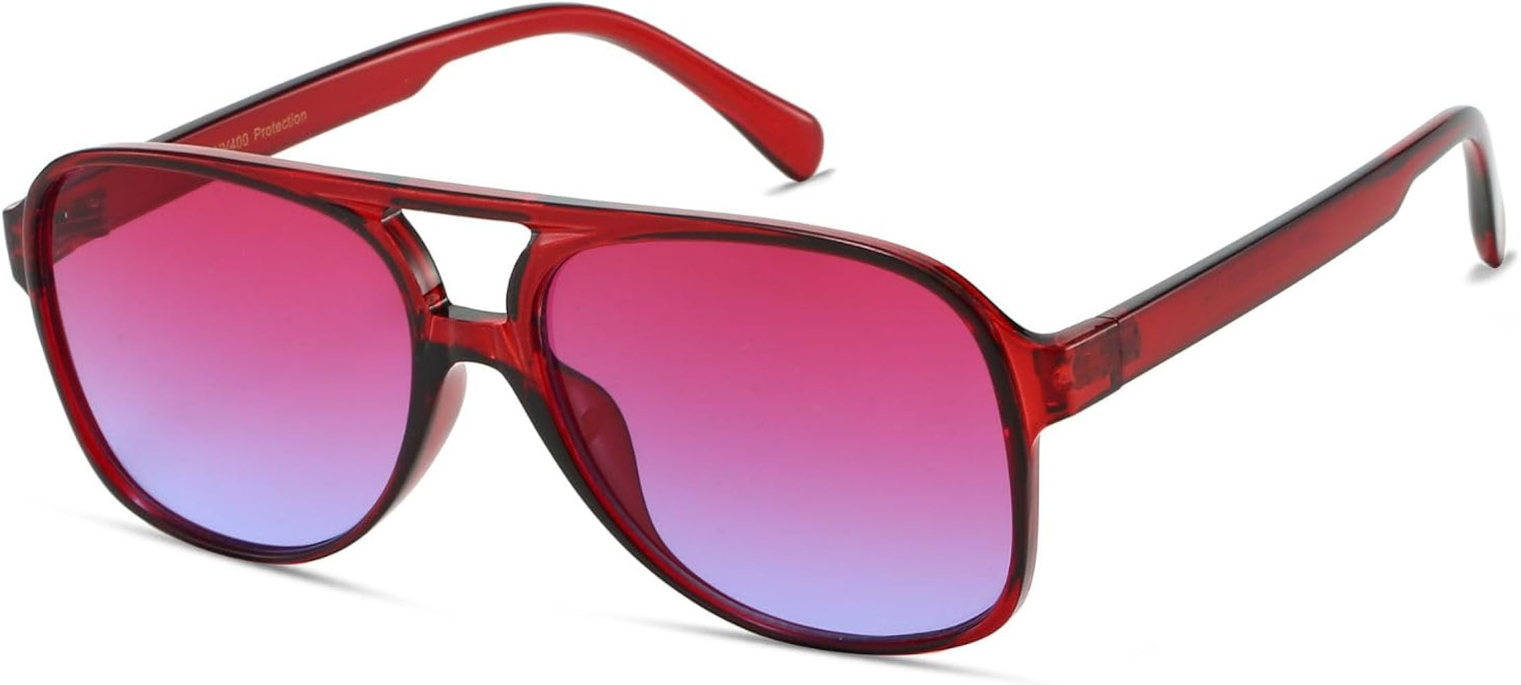 Freckles Mark Vintage Retro 70s Sunglasses for Women Men Classic Large Square Aviator Trendy Glas... | Amazon (US)