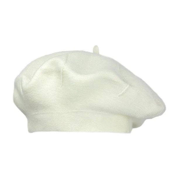 WOMEN'S SOLID KNIT IVORY FALL BERET HAT | Walmart (US)