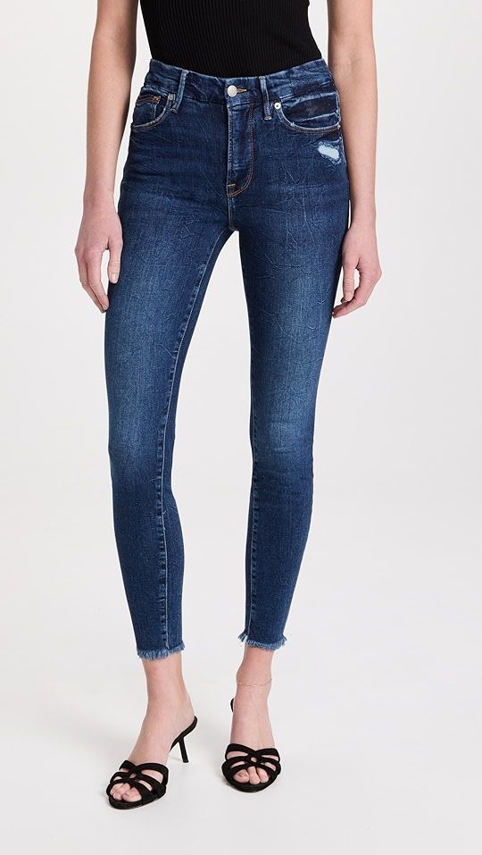 Good American Good Legs Raw Hem Jeans | SHOPBOP | Shopbop