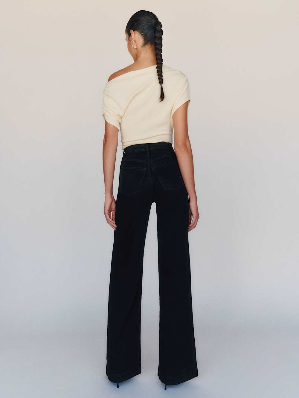 Bex Super Stretch High Rise Wide Leg Jeans | Reformation (Global)