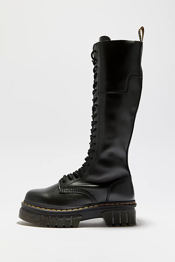 Dr. Martens Audrick Leather Knee-High Platform Boot | Urban Outfitters (US and RoW)