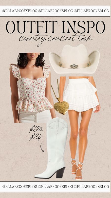 Outfit Inspo: Country Concert Look
country concert, country concert outfit, spring outfit, spring trends, cowgirl boots

#LTKSeasonal #LTKstyletip #LTKsalealert