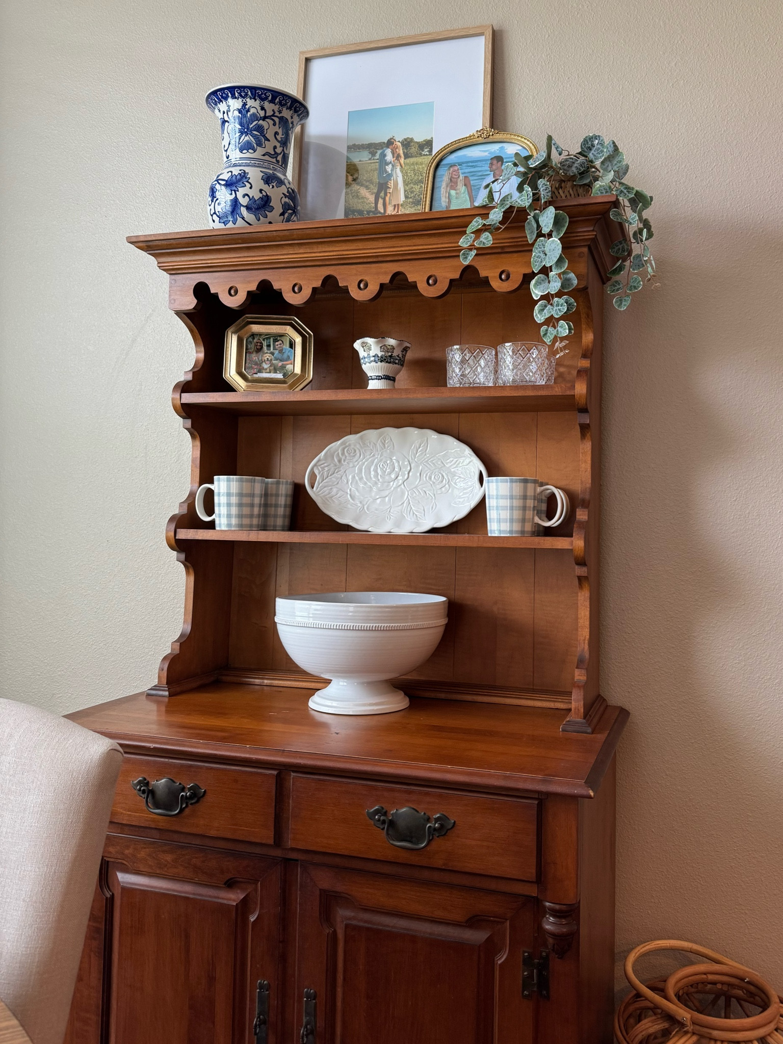 Hutch decor - linked what I could 💙

#LTKstyletip #LTKfindsunder100 #LTKhome