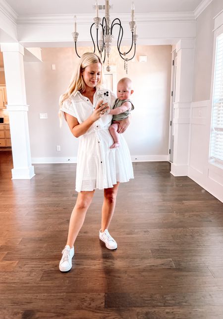 Cutest white dress for summer! Perfect to dress up or down! TTS! 


Summer outfit / spring dress / red dress boutique / white dress / mom style / everyday dress / summer dresses

#LTKfamily #LTKbaby #LTKstyletip