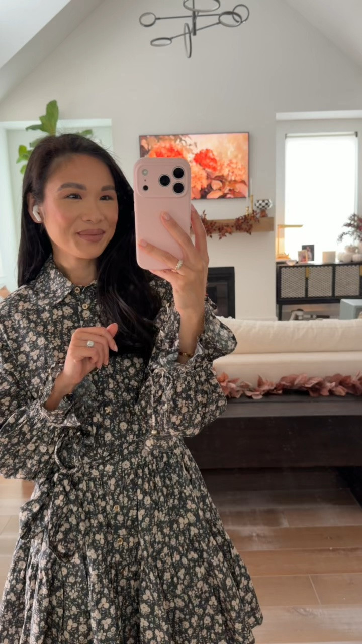 Long sleeve cotton dress that is perfect for fall and on sale for 40% off! Linking my dress, flats, and more

#LTKSeasonal #LTKSaleAlert #LTKootd