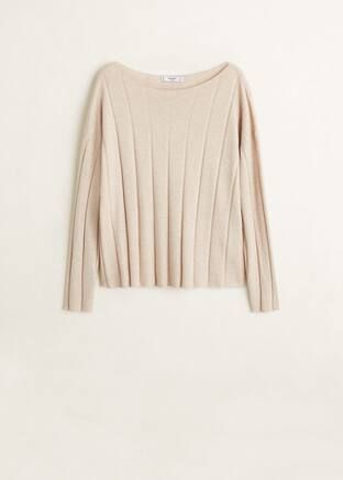 Ribbed knit sweater | MANGO (US)