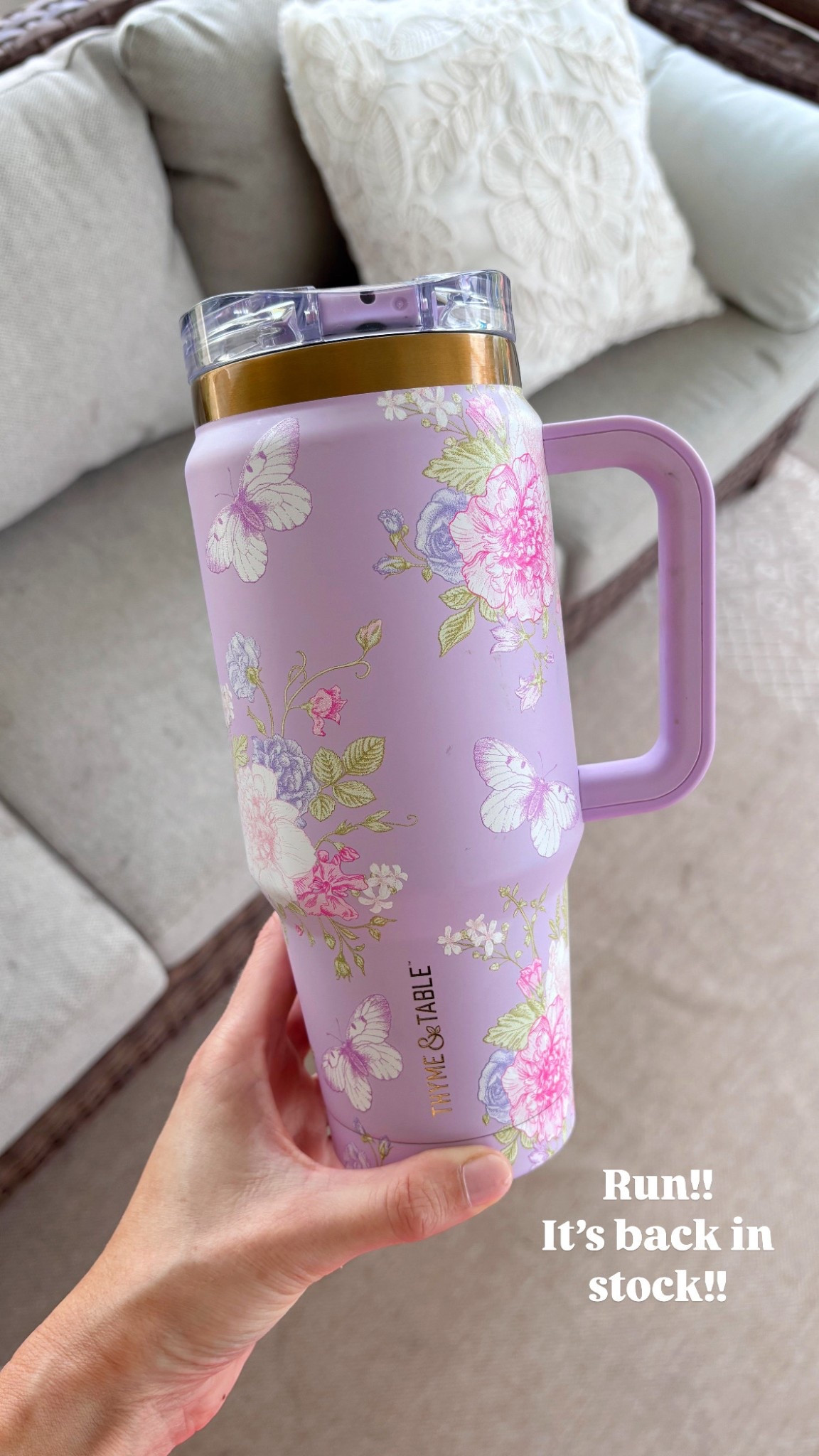 New floral butterfly tumbler is back in stock! It sold out so quick!!

#walmartfinds #viralwalmart #lsflookforless

#LTKTravel #LTKActive