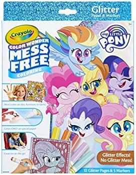 Color Wonder Glitter Paper & Markers, My Little Pony Toys Alternative, Easter Basket Stuffers Gif... | Amazon (US)