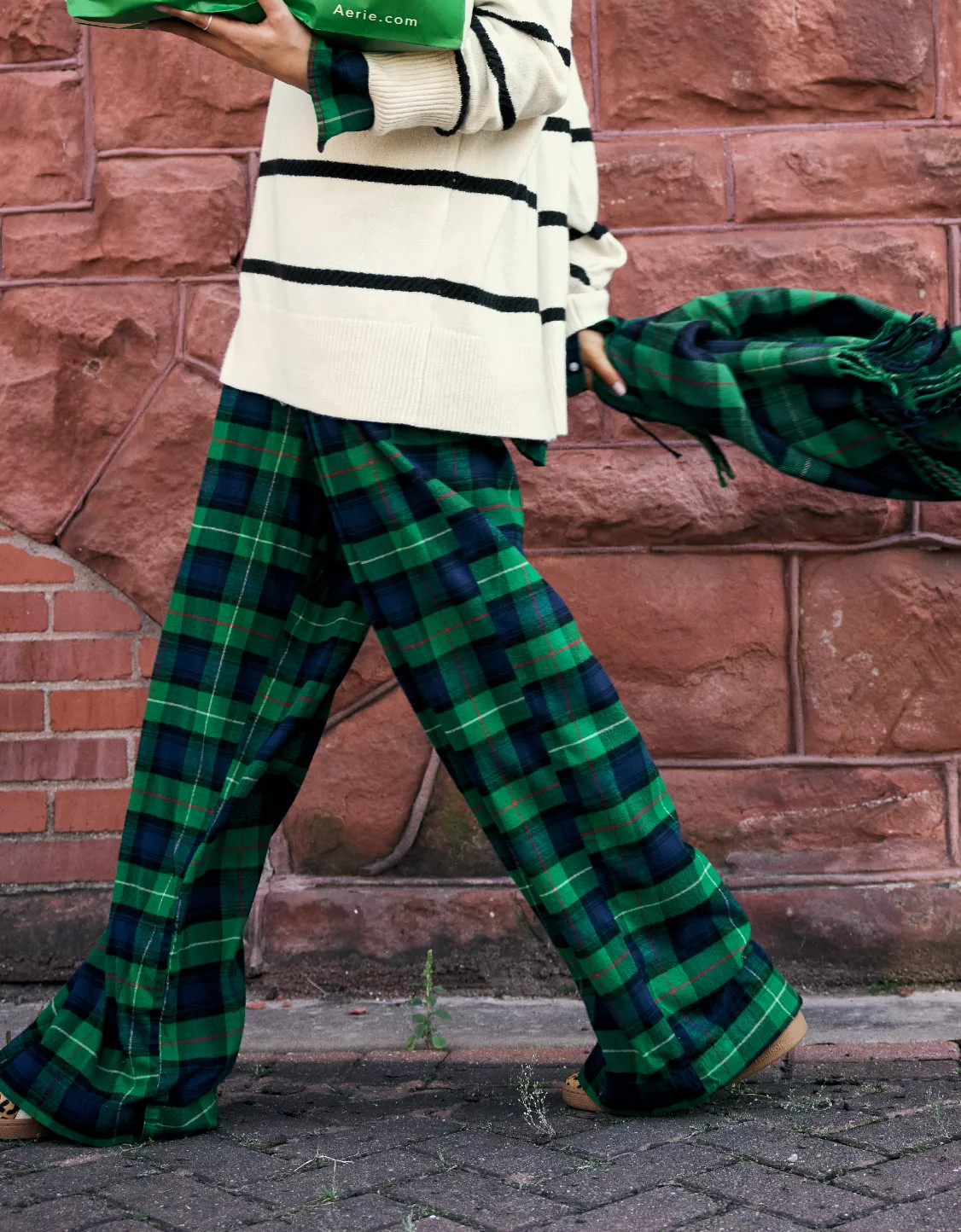 Aerie Street Flannel Trouser PJ | Aerie