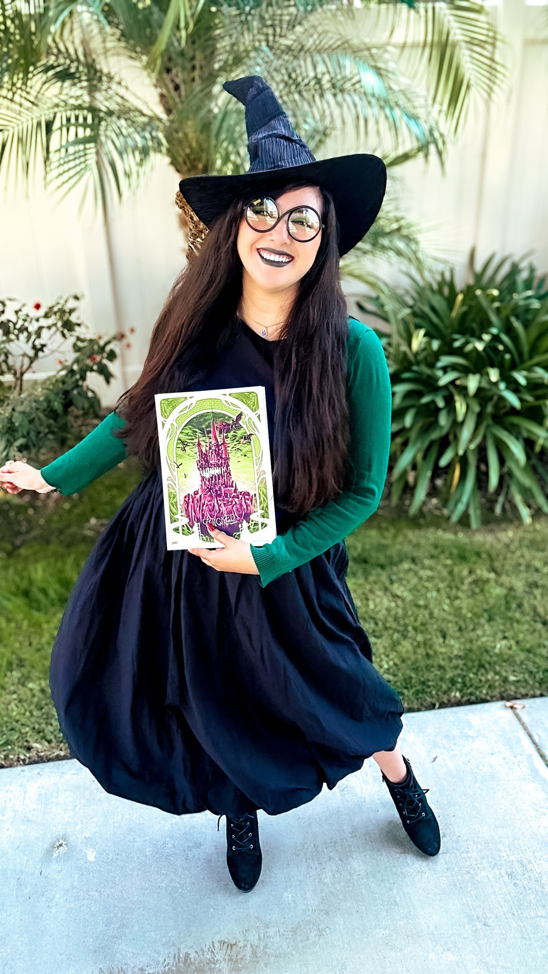 💚 With Wicked: For Good coming out soon, I couldn’t resist putting together an Elphaba-inspired Halloween costume. I’ve always loved this story and the power of her character, so it was such a fun one to create.

✨It’s the perfect look for Halloween parties, a day at Universal Studios, or even to wear when you go see the movie — comfortable, easy to style, and instantly recognizable.

🖤I love dressing up for events and fandoms, and this one has just the right mix of magic and simplicity. 🤗🧹

➕Follow for more creative outfit ideas, fandom-inspired looks, and costume inspiration for every season!

Elphaba Halloween costume idea, universal studios elphaba bpund outfit, wicked witch outfit, Angie’s Magical Style, easy Halloween costume

#LTKHalloween #LTKSeasonal #LTKBeauty