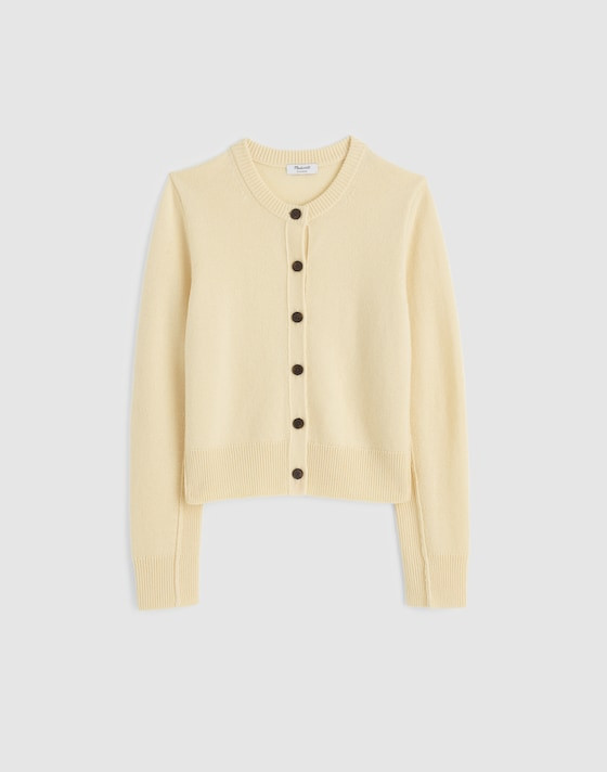 Cashmere Button-Front Cardigan Sweater | Madewell