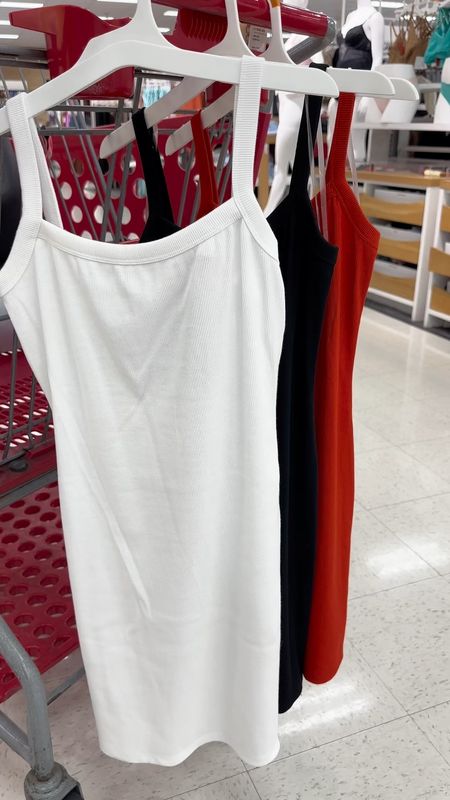  New $12 ribbed mini dresses at Target! These are so easy to throw on in the summer! 

#LTKStyleTip #LTKFindsUnder50 #LTKSeasonal