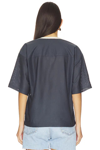 Lovers and Friends Wyatt Jersey Top in Navy Blue from Revolve.com | Revolve Clothing (Global)