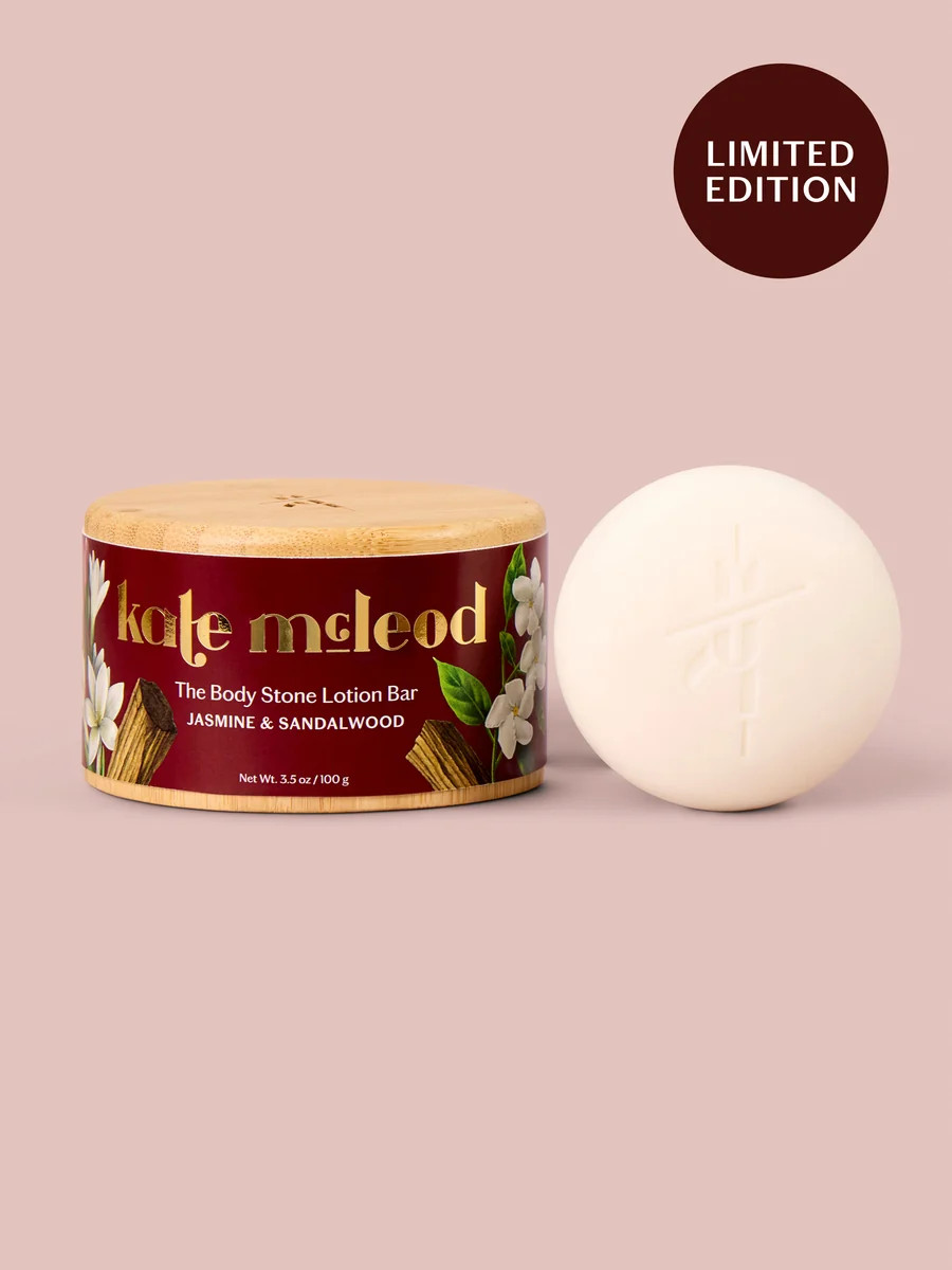 Jasmine & Sandalwood | Deep Moisturizing Lotion Bar | Kate McLeod