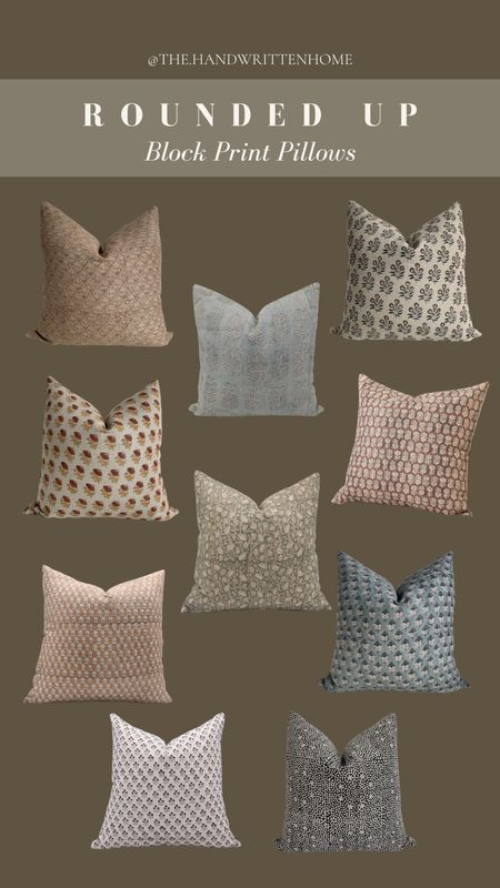 Block print pillows with fast shipping!

These guys are beautiful! Also sharing my favorite pillow insert!

#LTKstyletip #LTKhome #LTKsalealert