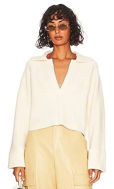L'Academie Harvey Pullover in Ivory from Revolve.com | Revolve Clothing (Global)