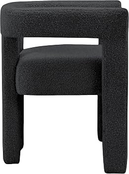Meridian Furniture Athena Collection Modern | Contemporary Boucle Fabric Upholstered Accent | Din... | Amazon (US)