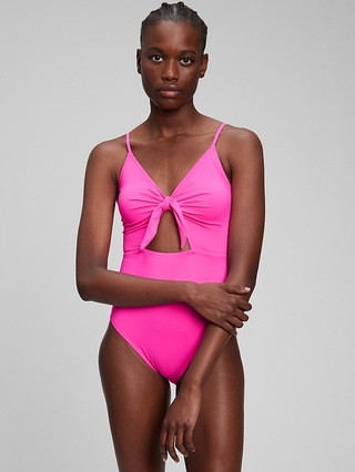 Recycled Cutout One-Piece Swimsuit | Gap (US)