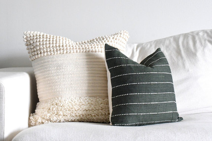Olive Green Throw Pillow Covers Custom Cotton Pillow Soft - Etsy