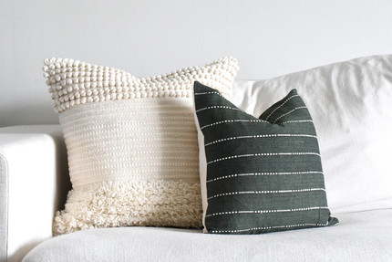 Olive Green Throw Pillow Covers Custom Cotton Pillow Soft - Etsy
