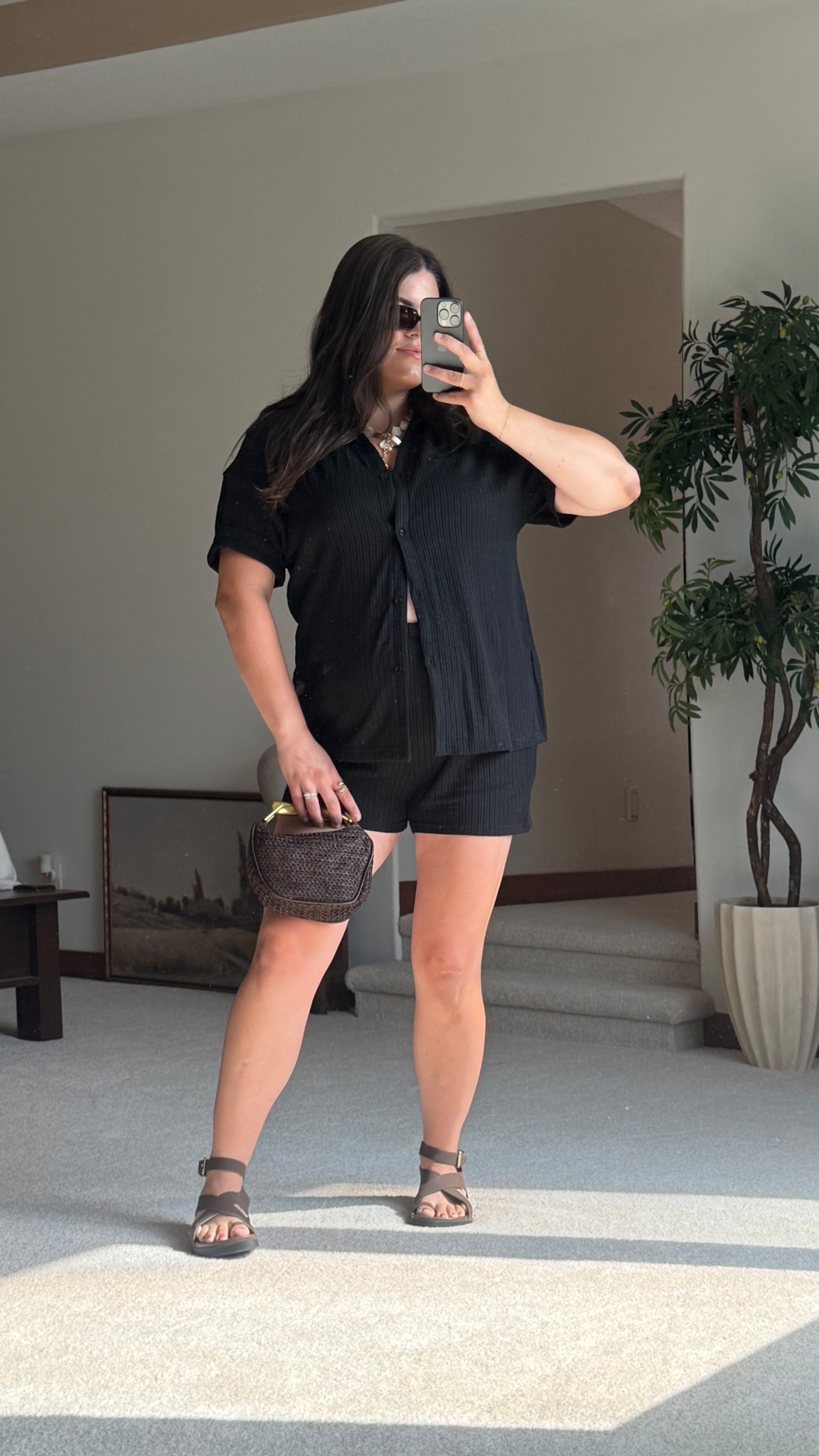 Ribs set from Amazon, I think this is actually marketed as pajamas but it’s so comfortable in late weight for summer! I’m wearing size XL and it’s maternity and bump friendly 

#LTKFindsUnder50 #LTKMidsize #LTKBump