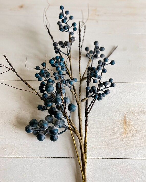 Blueberry Grapes 3pcs  Fall Decor  Blueberry  Blue  Fall - Etsy | Etsy (US)