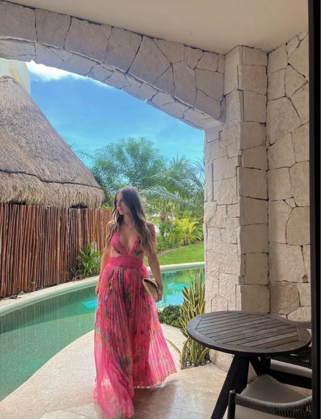 The dress of my dreams! I wore this dress to a destination wedding in Mexico and it was perfect for the occasion. Comfortable, light and airy, and the prettiest hot pink color! Wedding guest dress

#LTKwedding #LTKFind #LTKstyletip